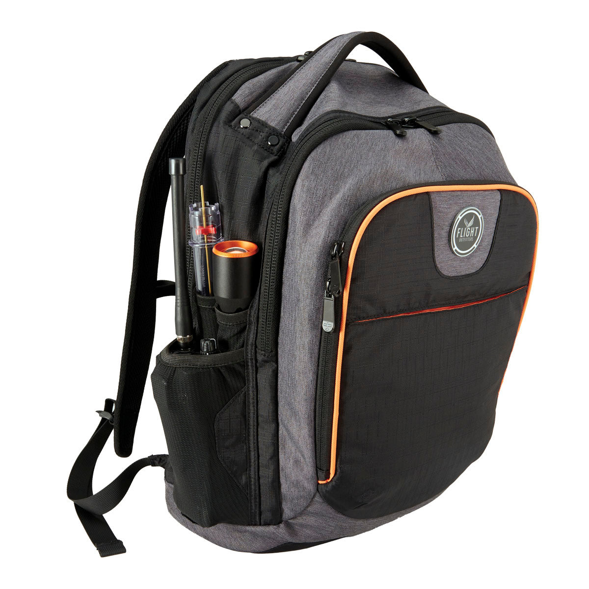 backpack flight travel bag Aviator Big Trout in May travel-rods on approved color:Silver Leather
