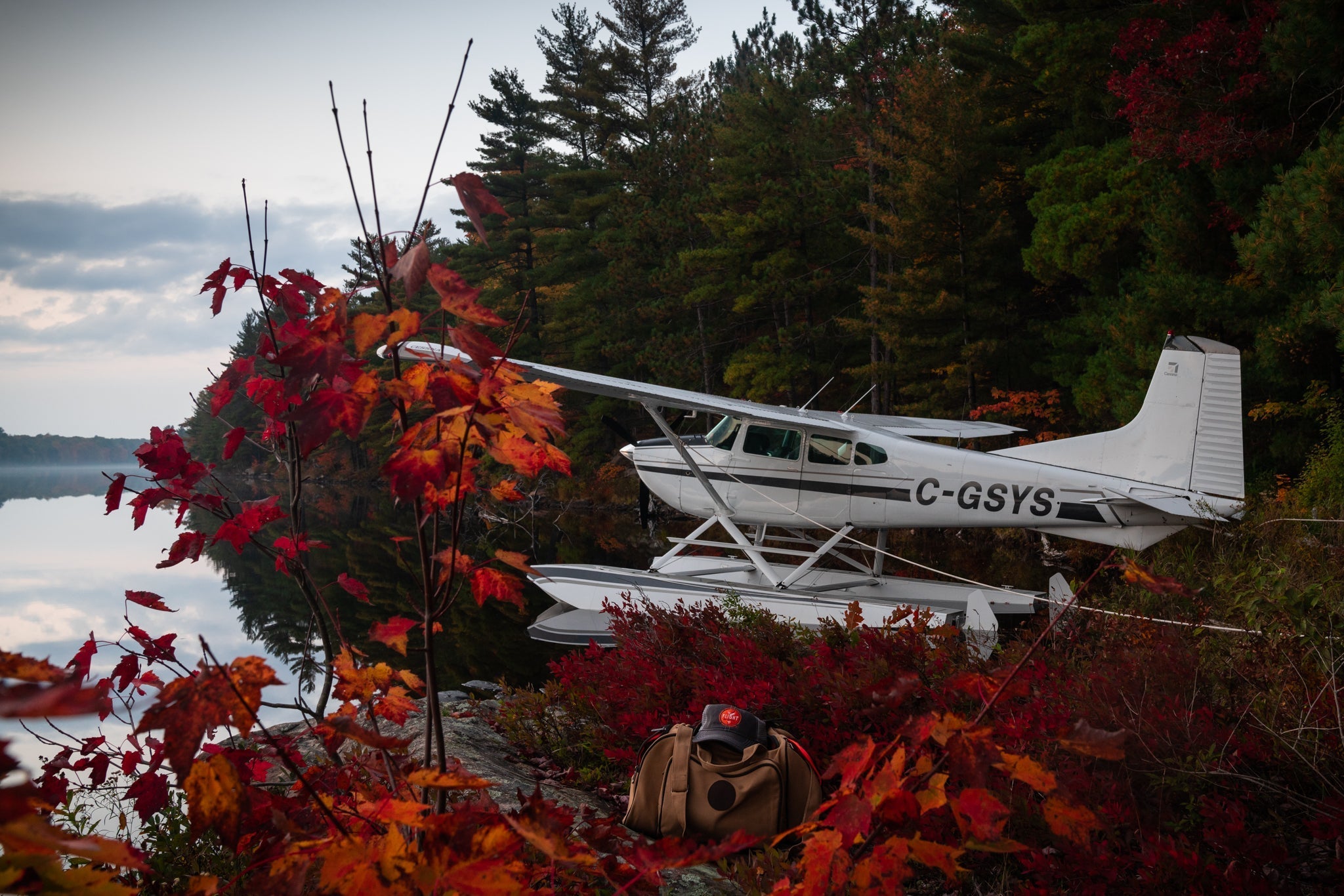 FALL FLOATPLANE CAMPING IN ONTARIO