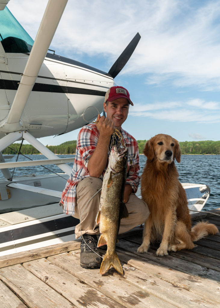 FLY-IN FISHING WITH A GOLDEN RETRIEVER