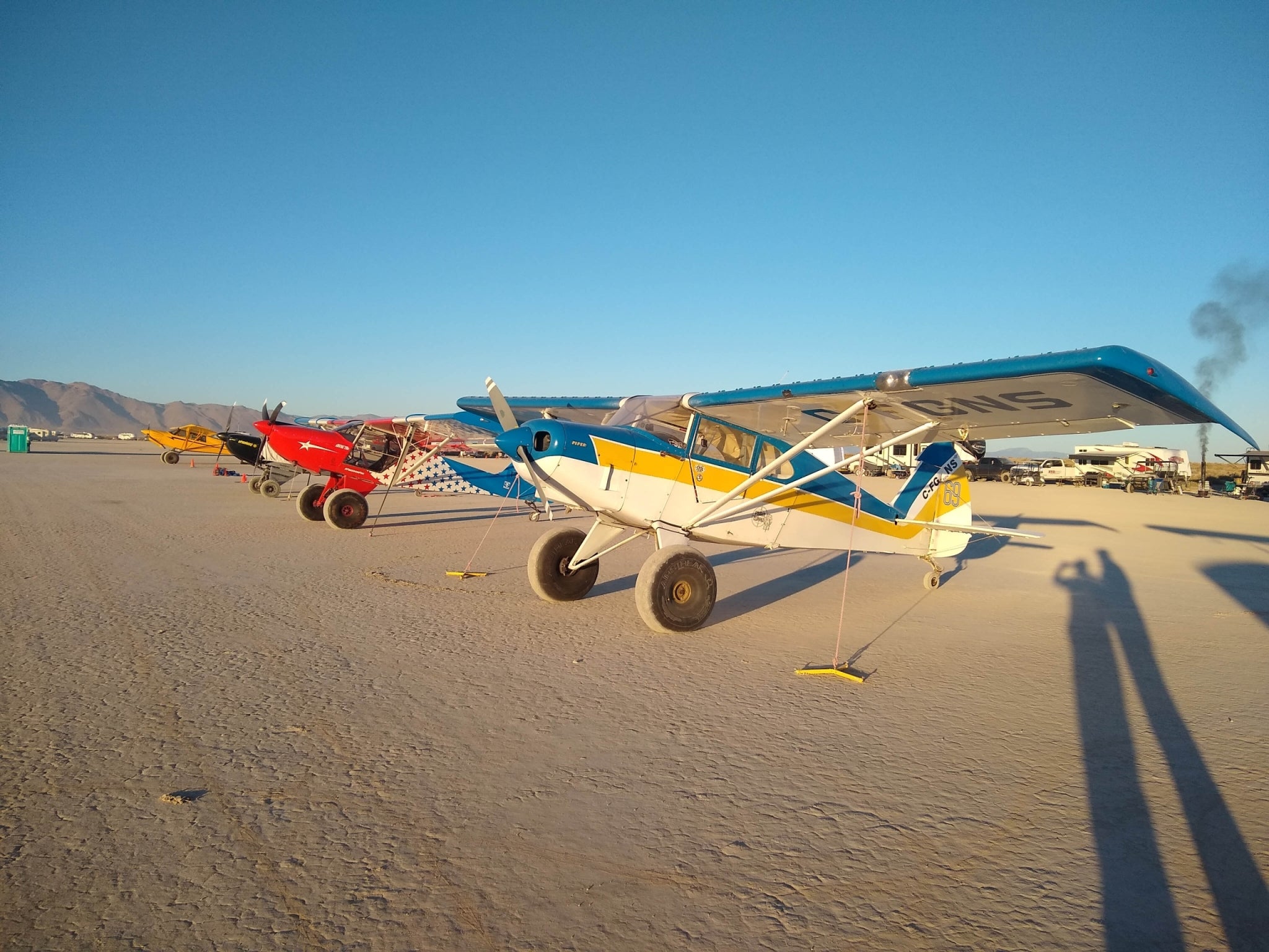 PLANE LINE HIGH SIERRA STOL DRAG
