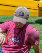 BROWN TRUCKER HAT