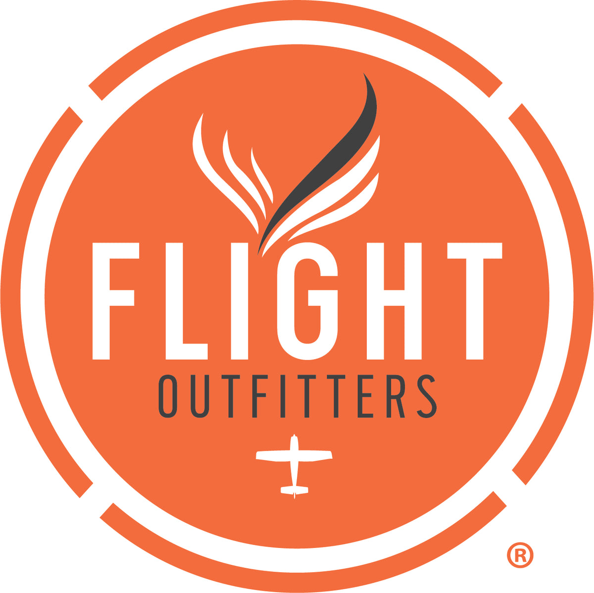 FLIGHT OUTFITTERS ORANGE LOGO
