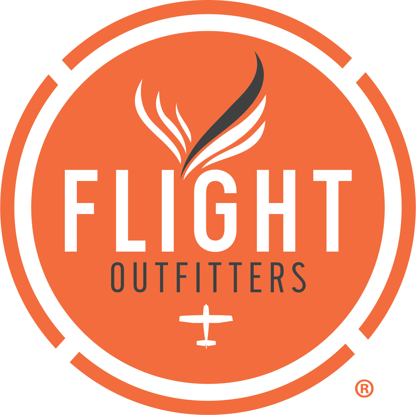 FLIGHT OUTFITTERS ORANGE LOGO