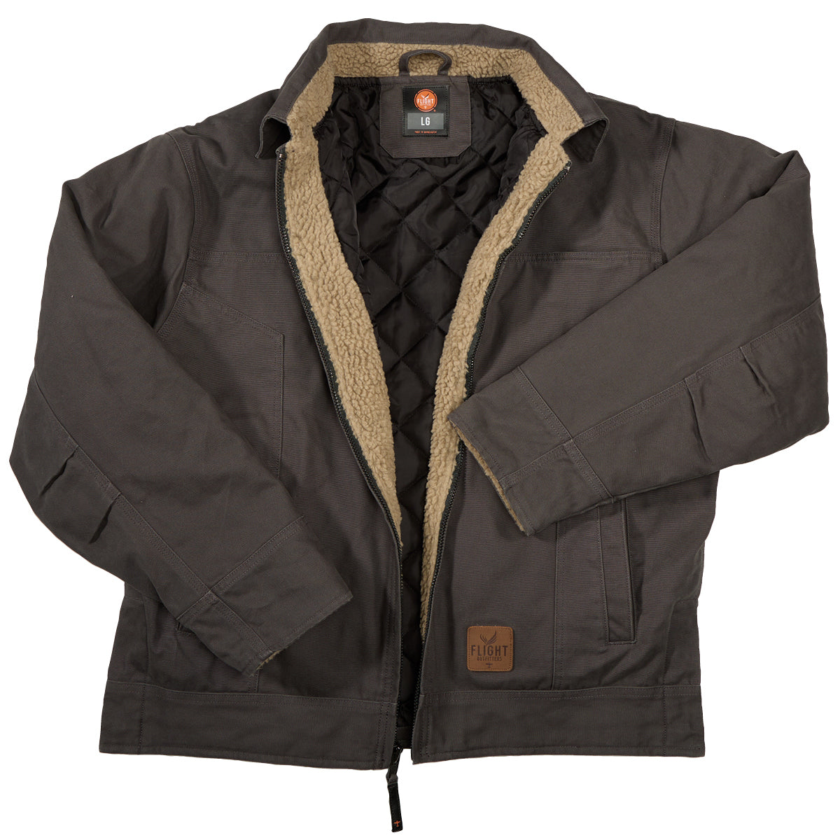 Gray Bush Pilot Jacket