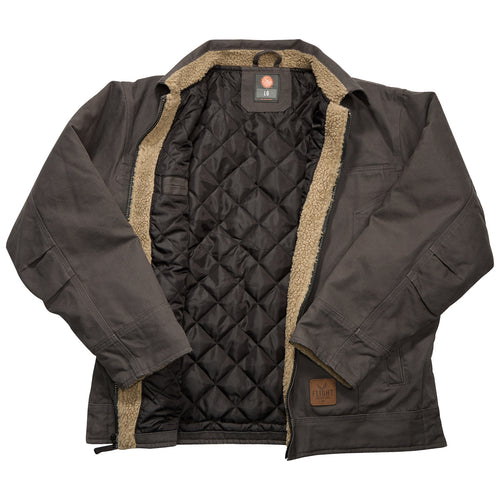 Gray Bush Pilot Jacket