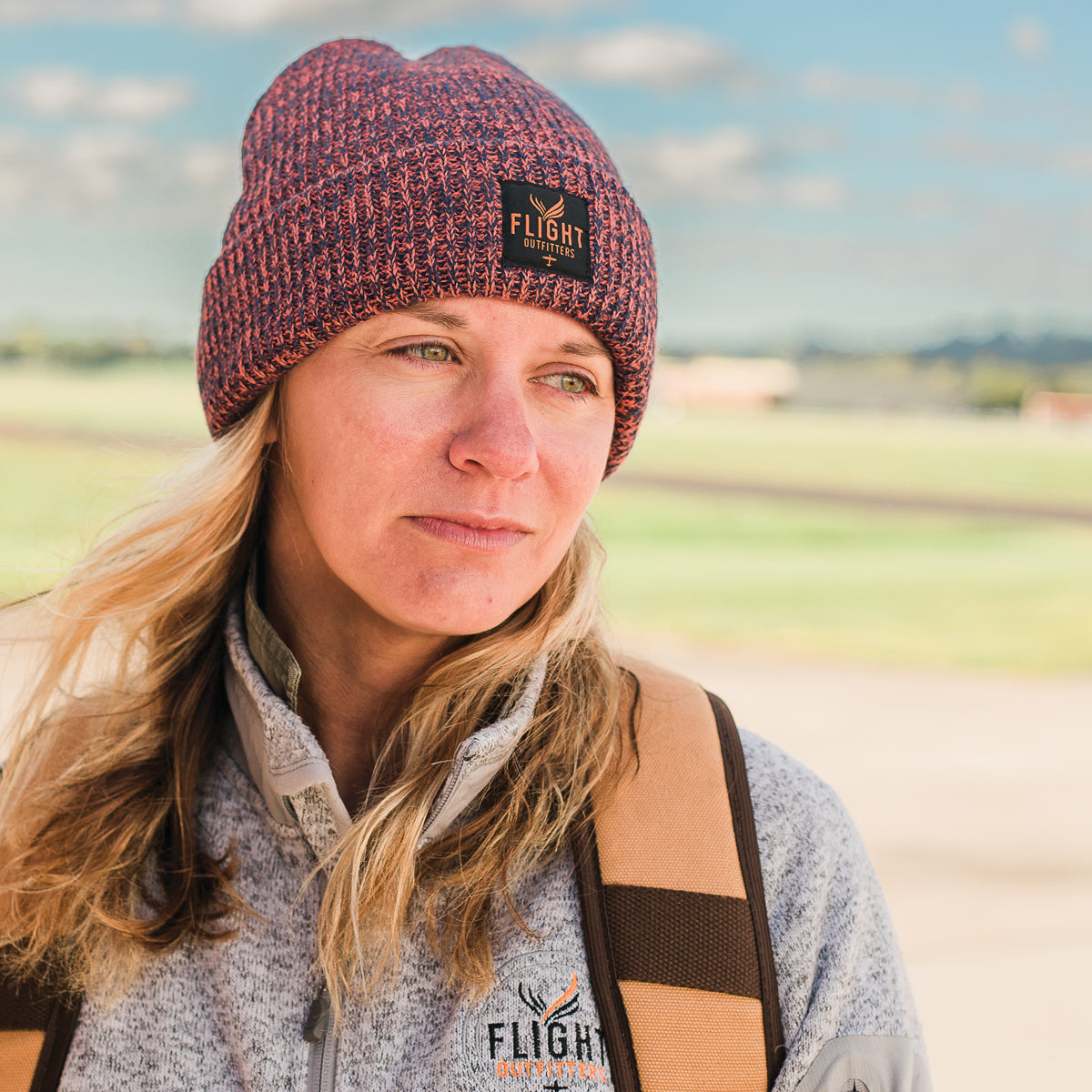Flight Outfitters Winter Beanie - orange