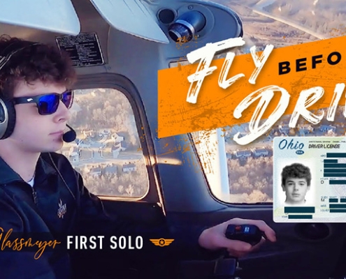 FLY BEFORE YOU DRIVE: SOLOW ON 16TH BDAY