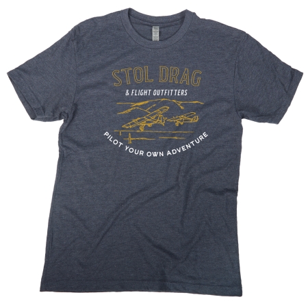 stol drag racing tshirt navy
