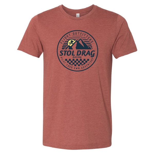 Stol Drag Mountain racing t-shirt clay
