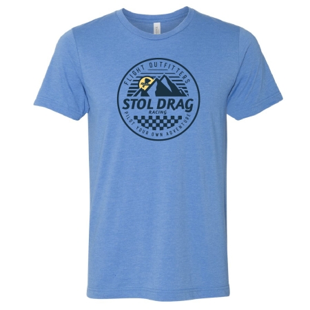 Stol Drag Mountain racing t-shirt columbia blue
