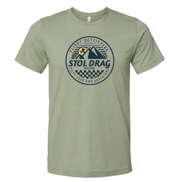 Stol Drag Mountain racing t-shirt sage