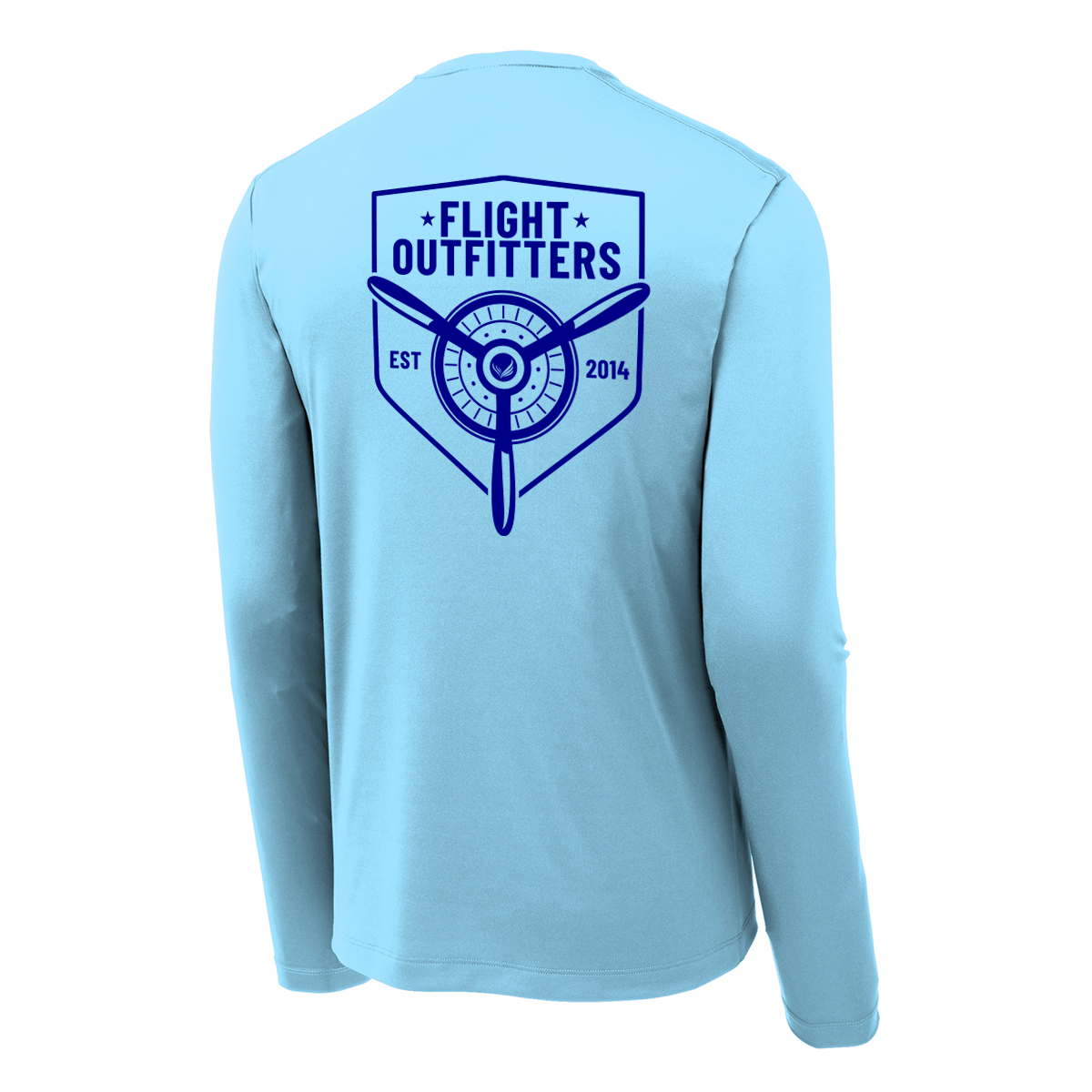 Peak Adventure Long Sleeve SPF T-shirt - light blue