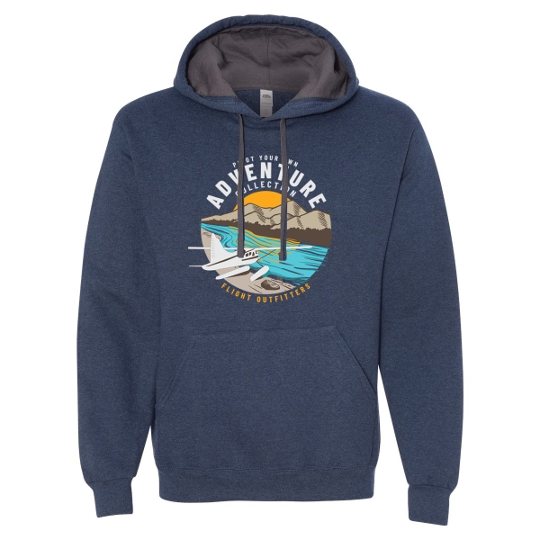 sandbar hoodie - indigo heather