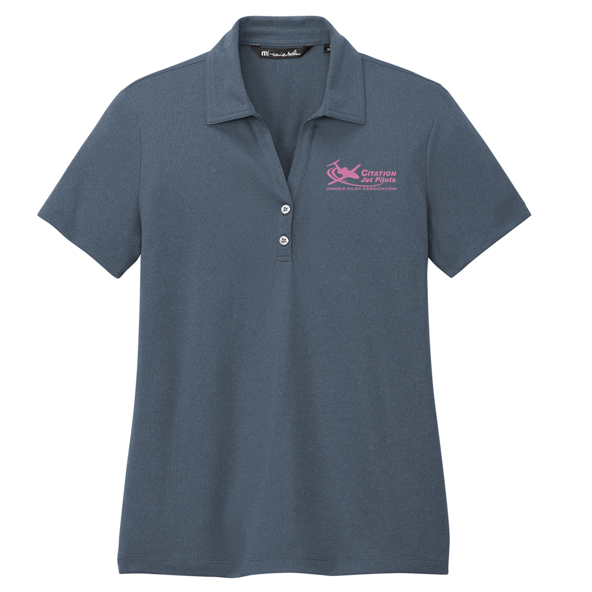 CJP Travis Mathew Women's Coto Performance Polo - Vintage Indigo