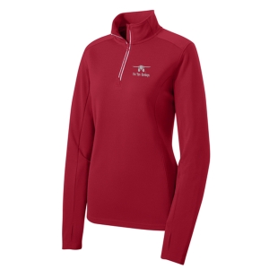 FTC Women's Approach Quarter Zip - Red