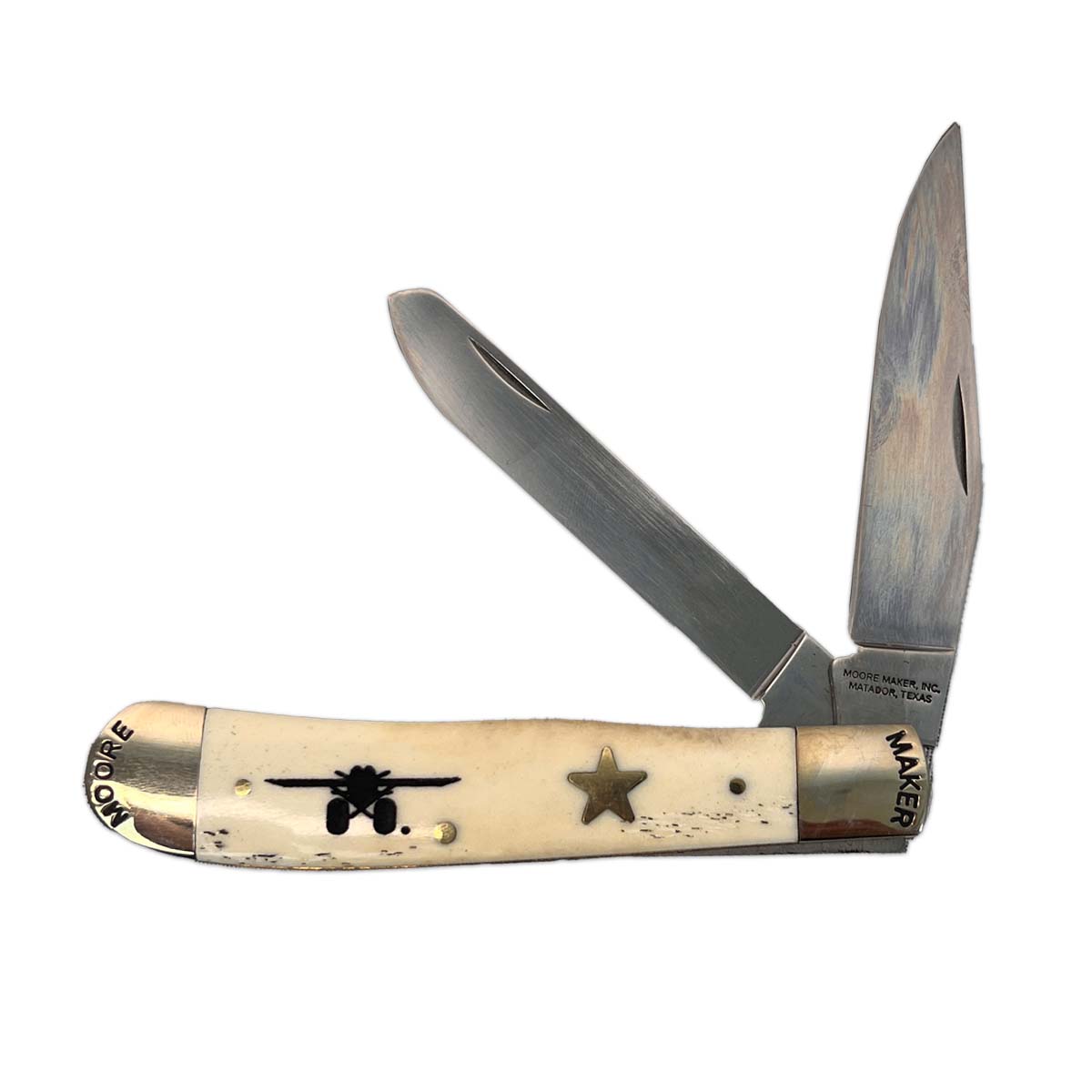 FTC White Texas Trapper Knife