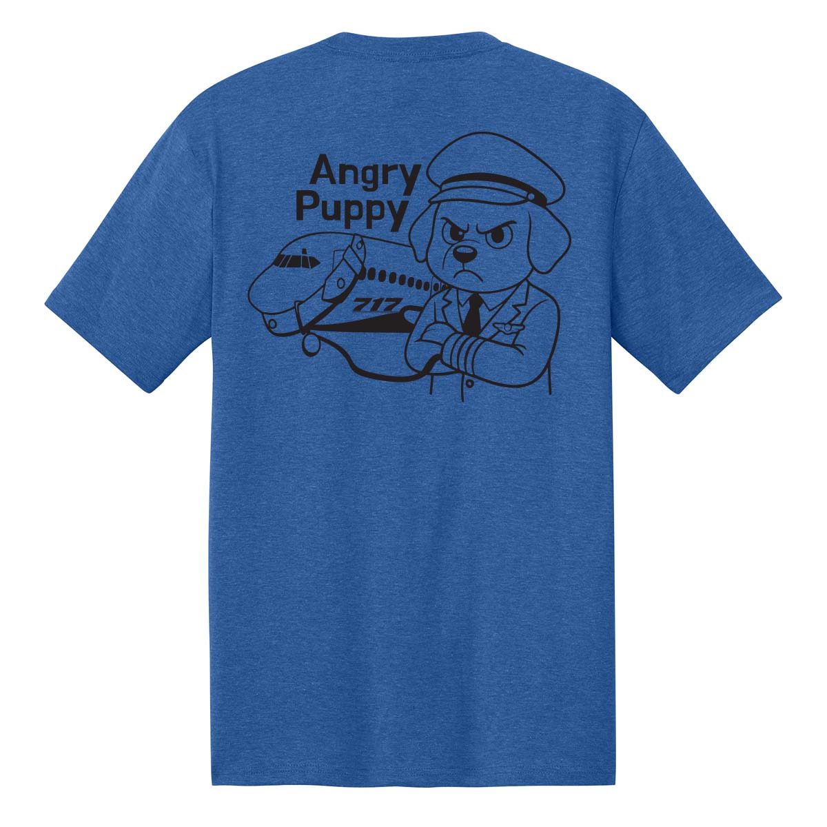 Angry Puppy T - blue
