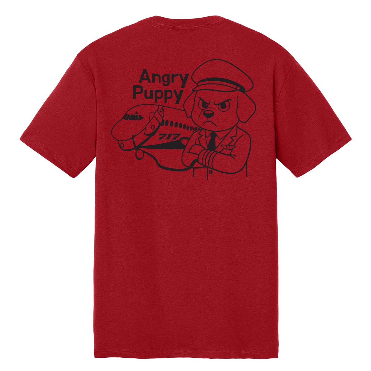 Angry Puppy T - red