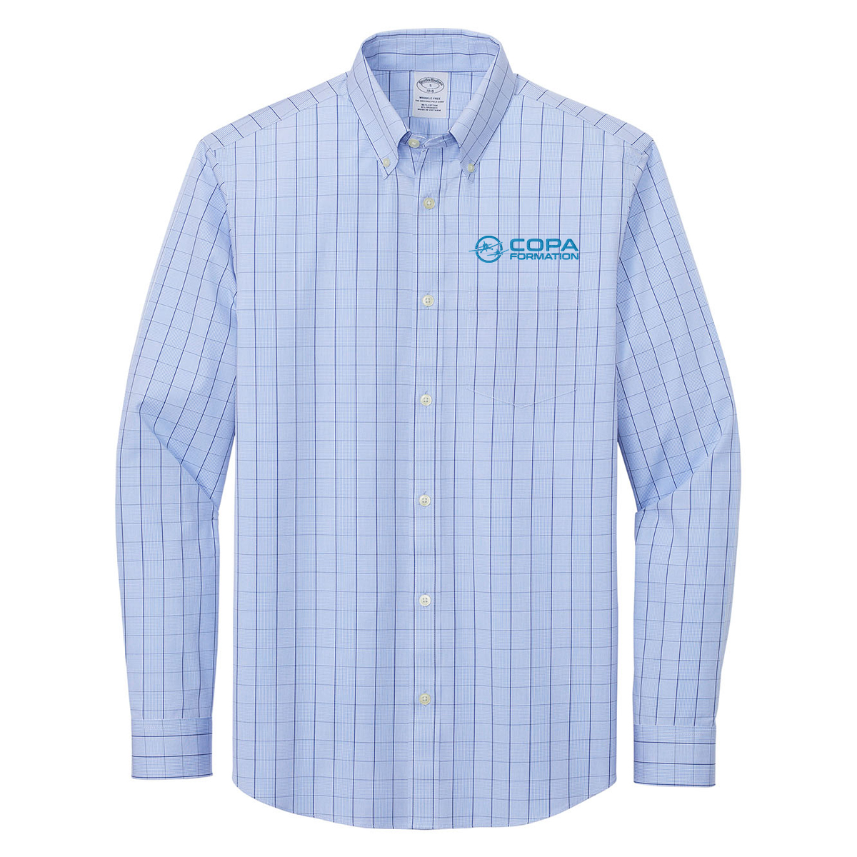 COPA First Class Button Down - Newport Blue - COPA Formation