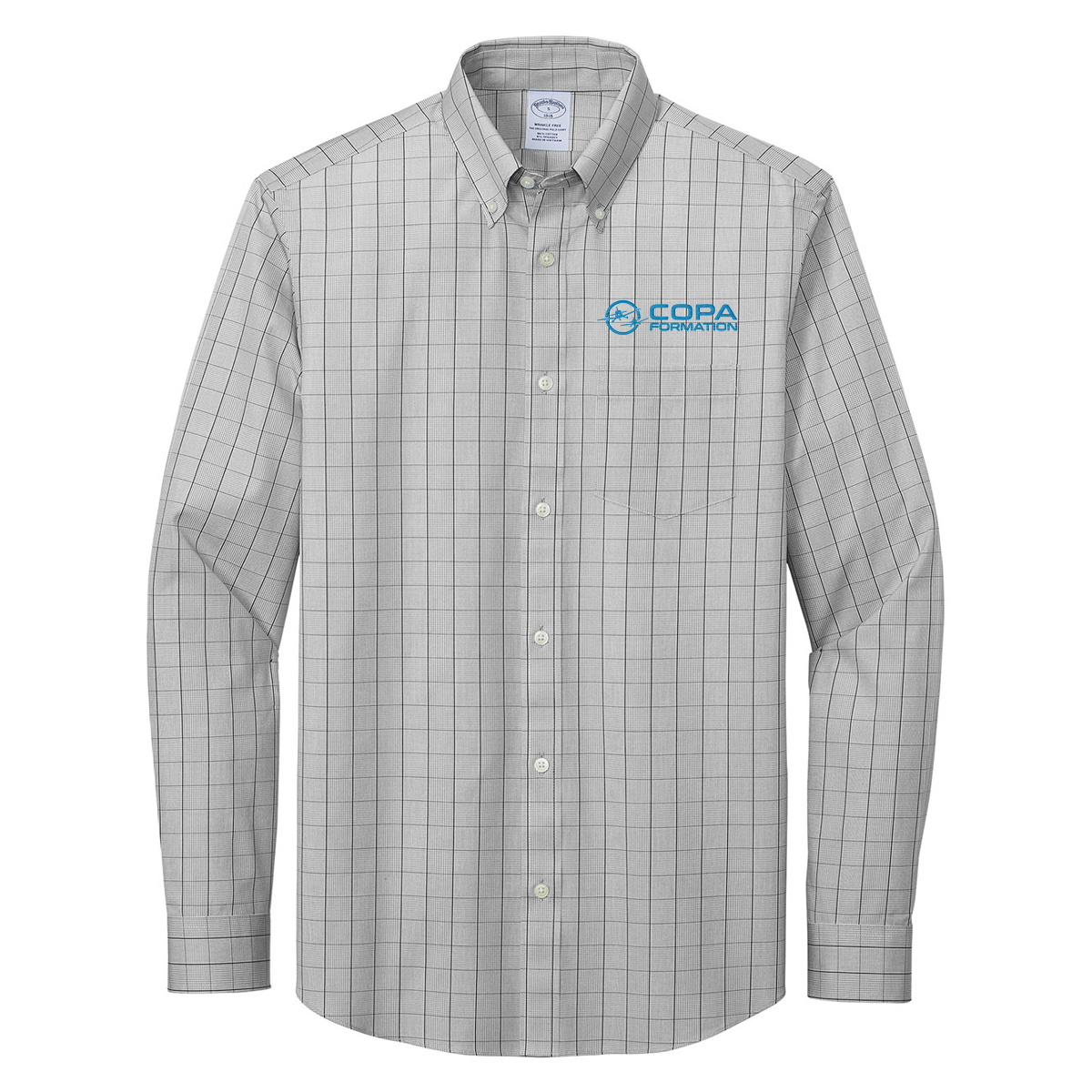 COPA First Class Button Down - Shadow Grey - COPA Formation