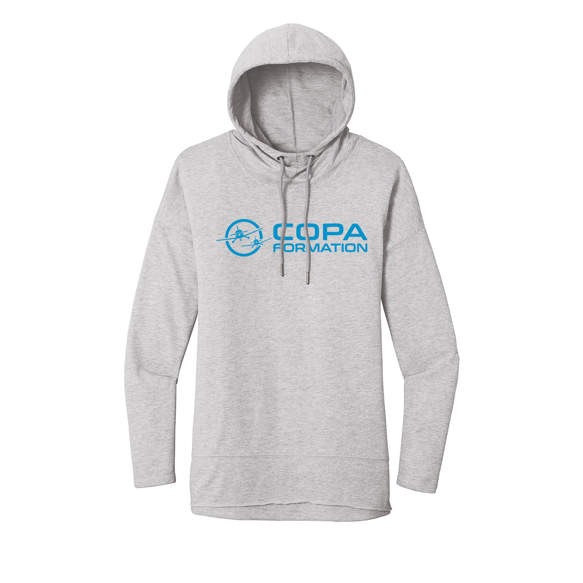 COPA FBO WOMEN'S HOODIE - HEATHER GREY - COPA FORMATION