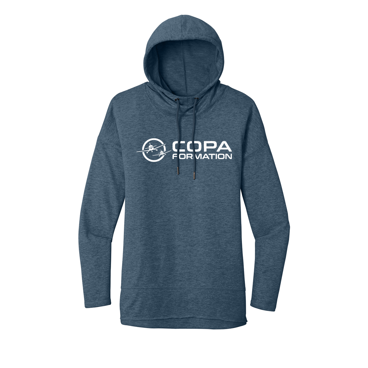COPA FBO WOMEN'S HOODIE - WASHED INDIGO - COPA FORMATION