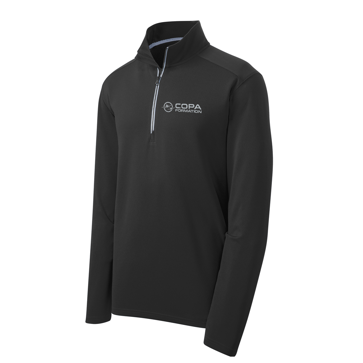 COPA Men's Approach Quarter Zip - Black - COPA Formation