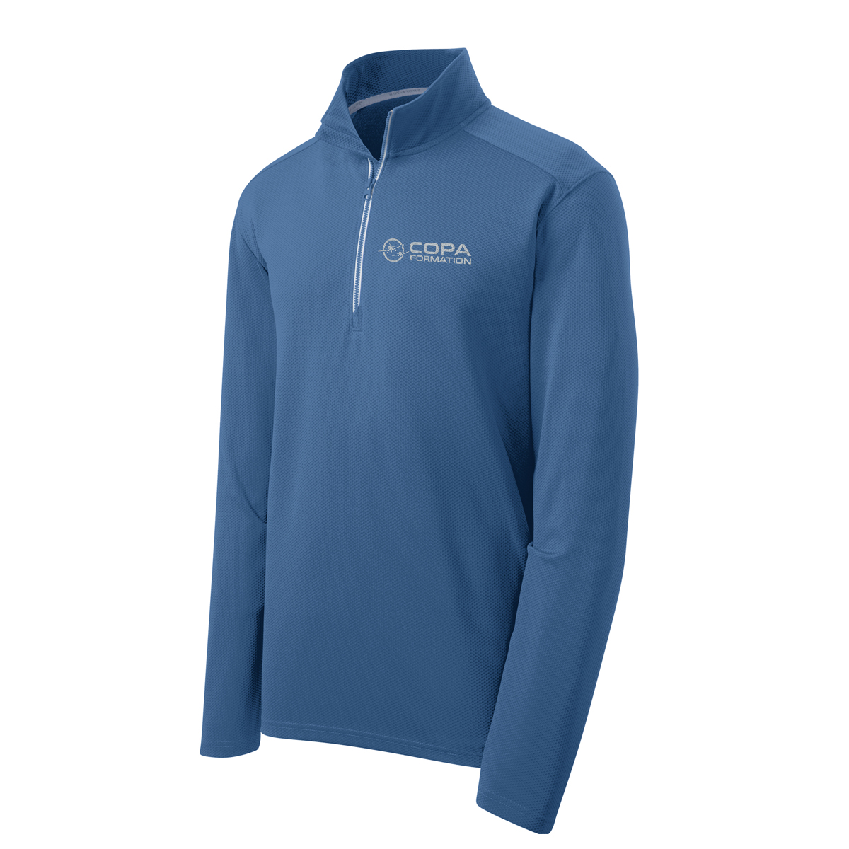 COPA Men's Approach Quarter Zip - Dawn Blue - COPA Formation