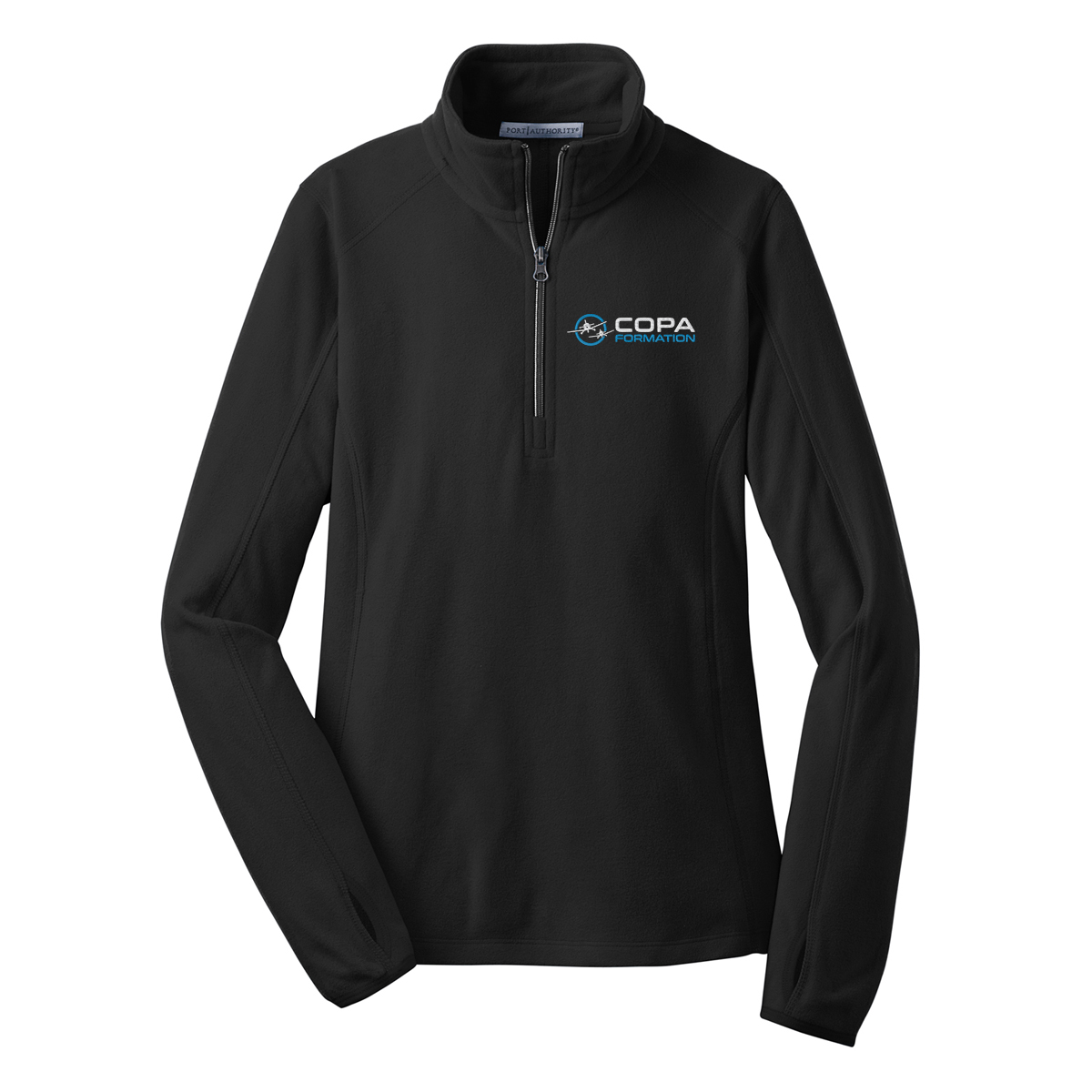 COPA Women's Summit Quarter Zip - Black - COPA Formation