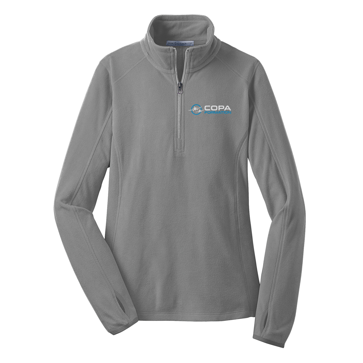 COPA Women's Summit Quarter Zip - Pearl Grey - COPA Formation