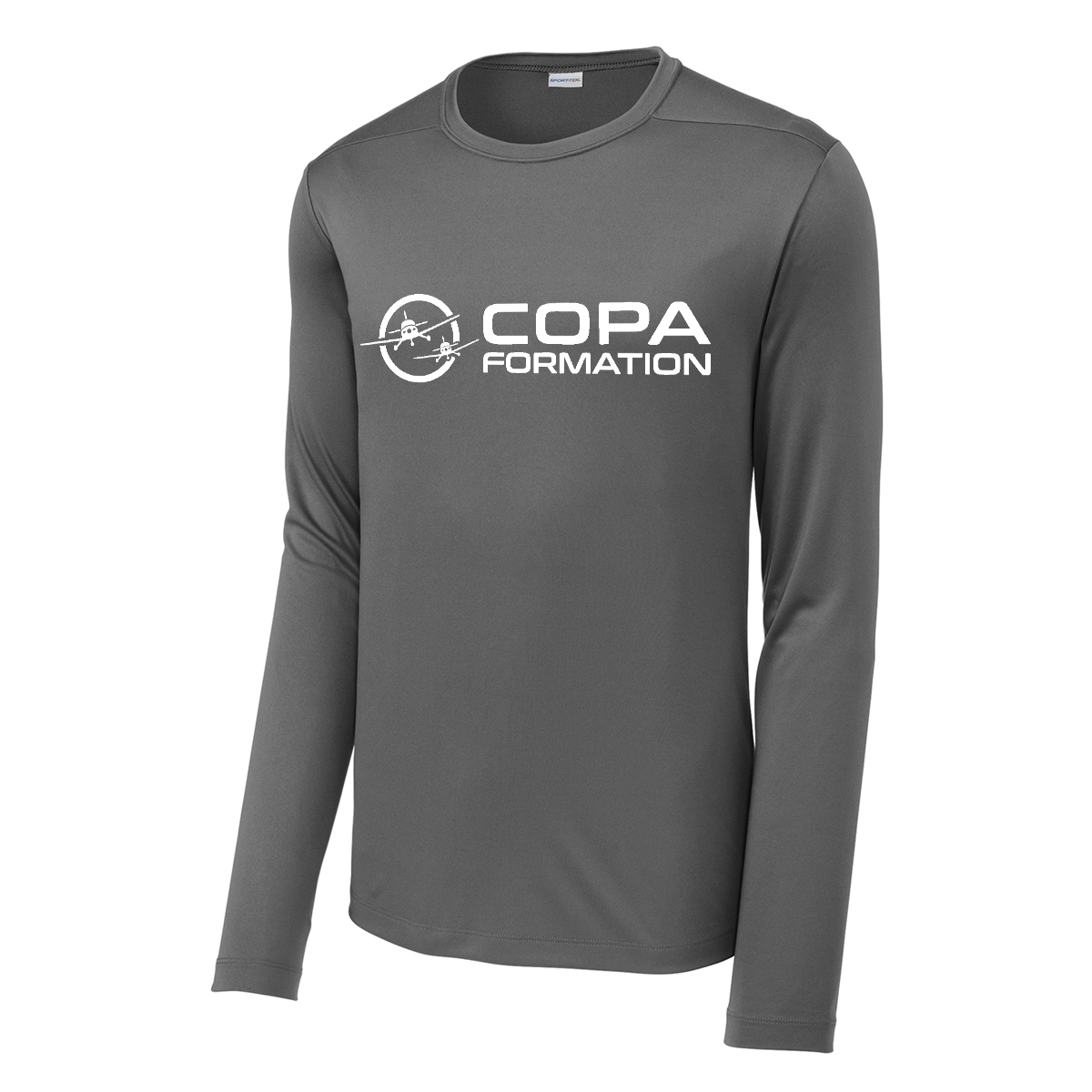 COPA MEN'S SPF LONG SLEEVE SHIRT - SMOKE GREY - COPA FORMATION