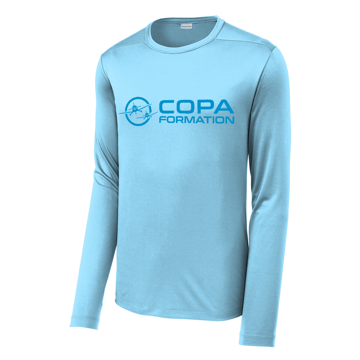 COPA MEN'S SPF LONG SLEEVE SHIRT - LIGHT BLUE - COPA FORMATION