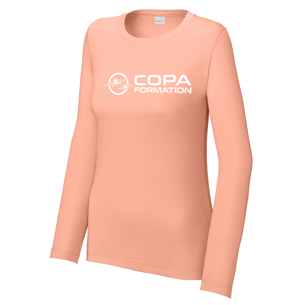 COPA WOMEN'S SPF LONG SLEEVE SHIRT - SOFT CORAL - COPA FORMATION
