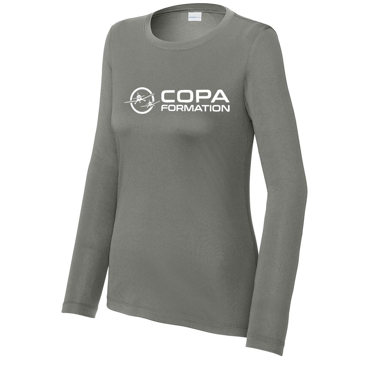 COPA WOMEN'S SPF LONG SLEEVE SHIRT - SMOKE GREY - COPA FORMATION