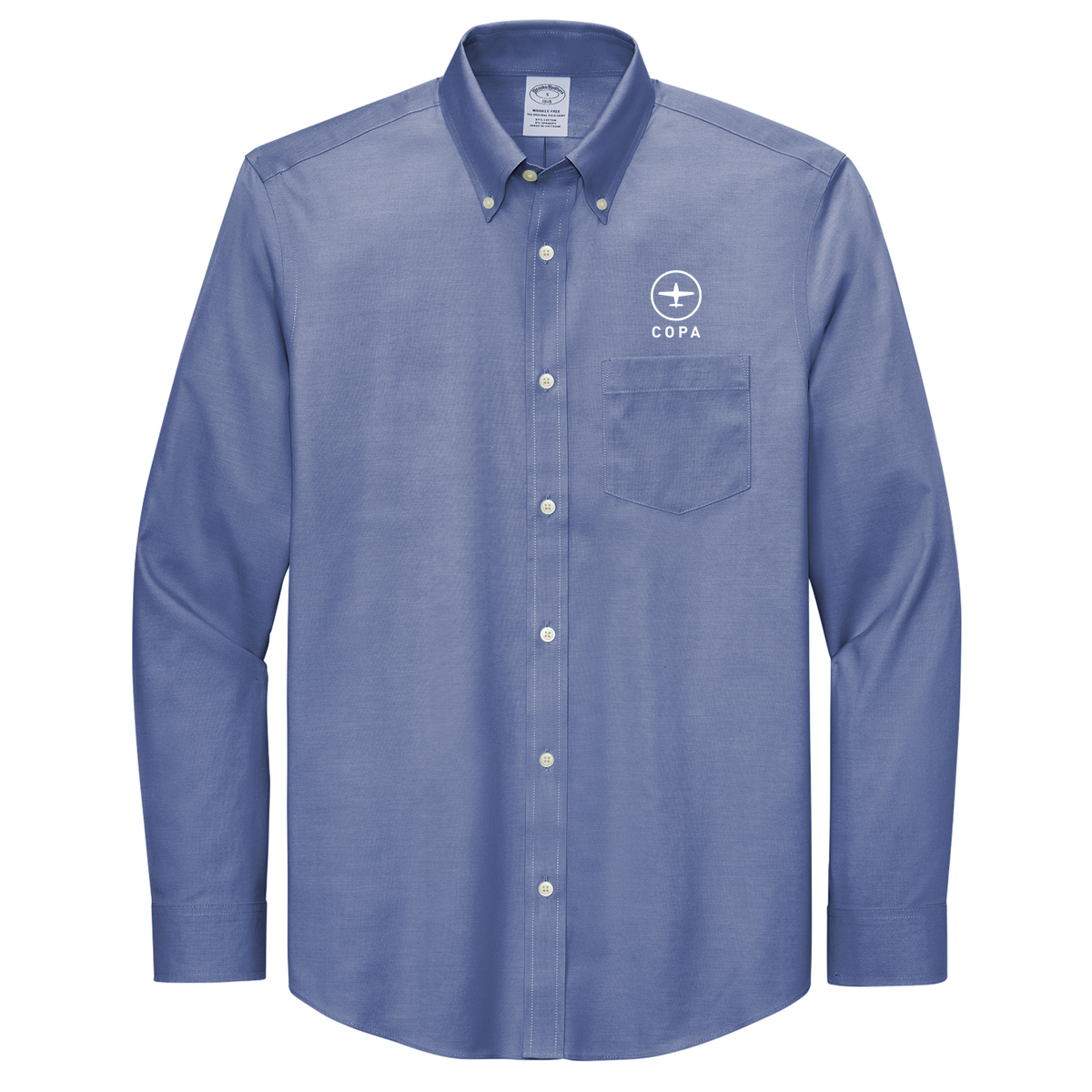 copa brooks brothers button down - cobalt blue