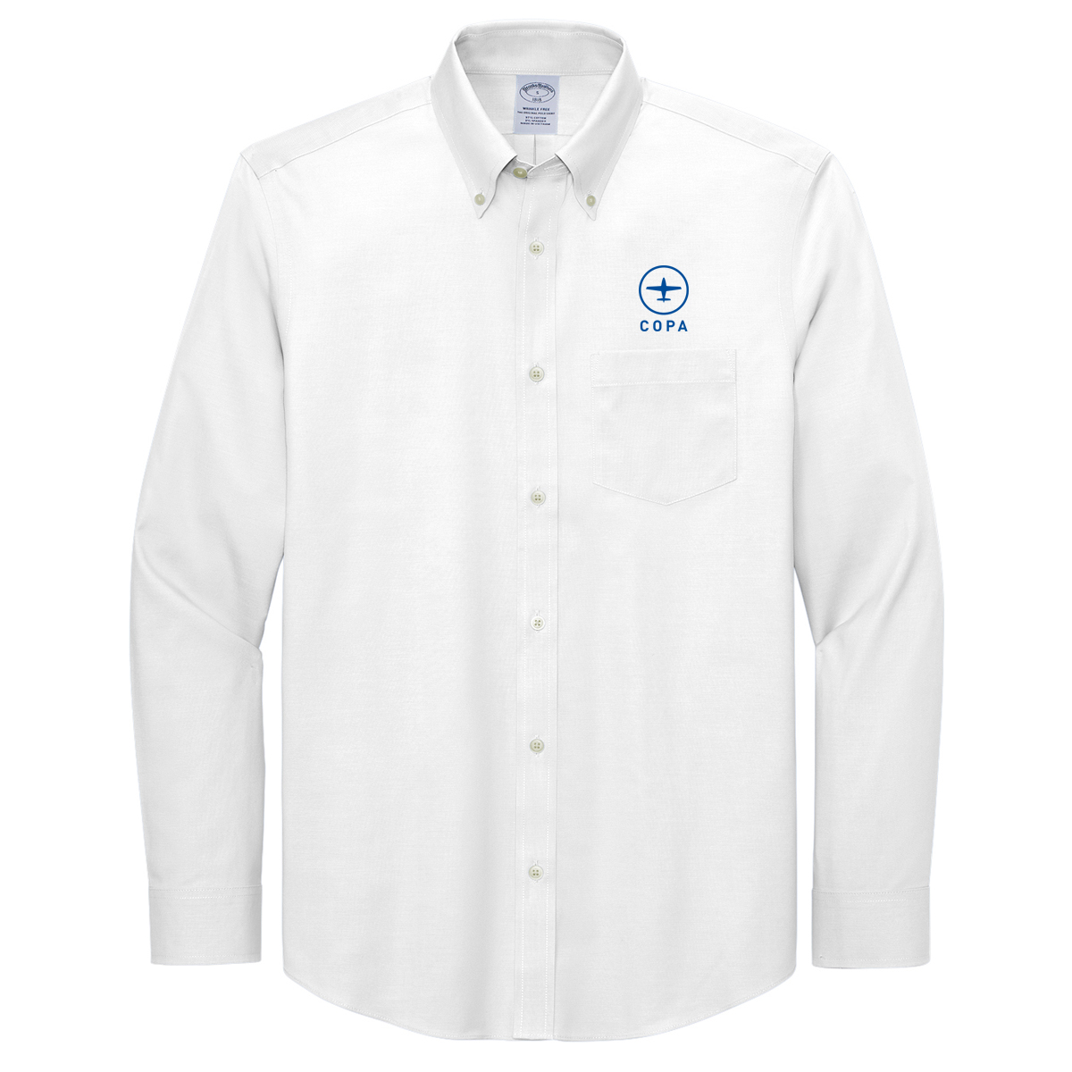 copa brooks brothers button down - white