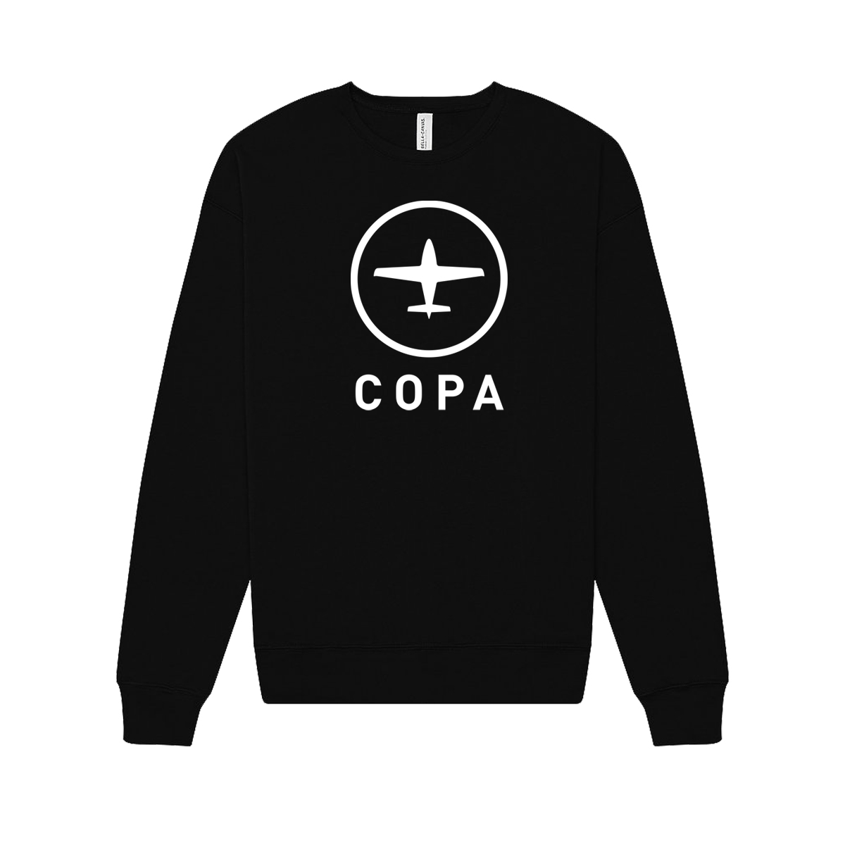 copa crew sweatshirt - black