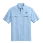 copa short sleeve guide shirt - true blue - vertical logo