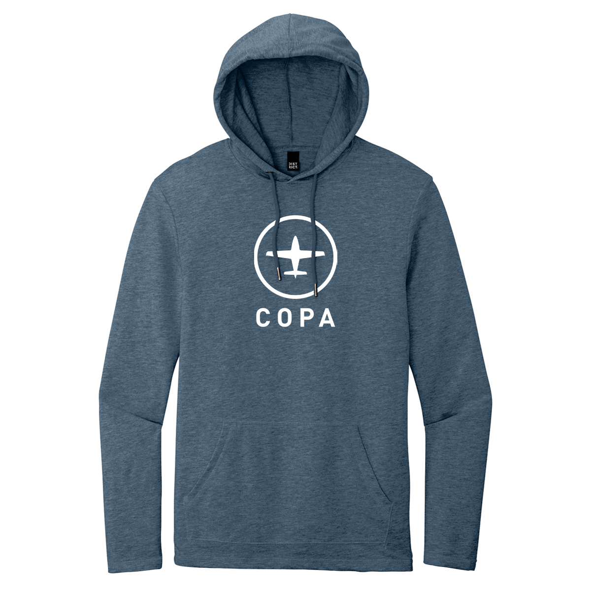cope men's fbo hoodie - washed indigo