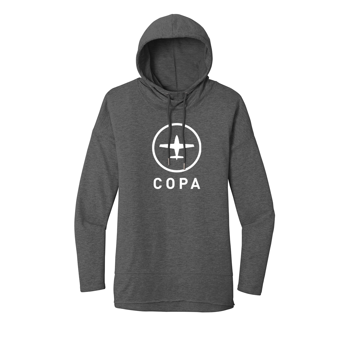 cope women's fbo hoodie - washed coal