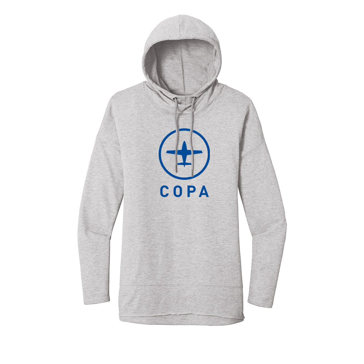 cope women's fbo hoodie - grey heather