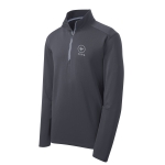 COPA Men's Approach 1/4 zip - iron grey - vertical logo