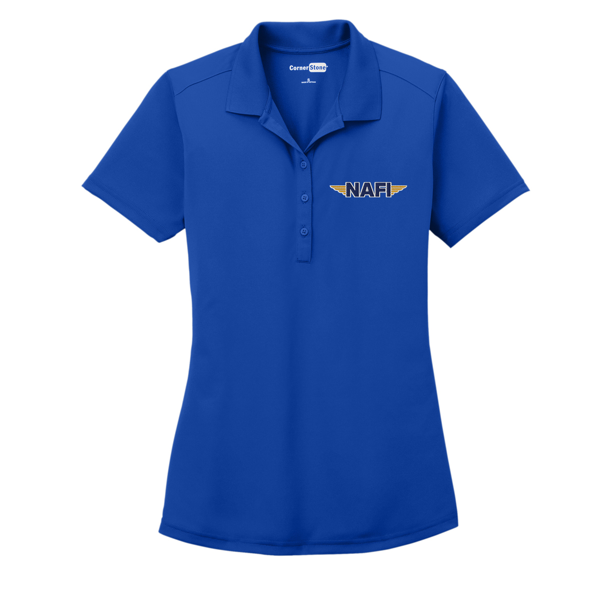 NAFI women's polo - royal blue