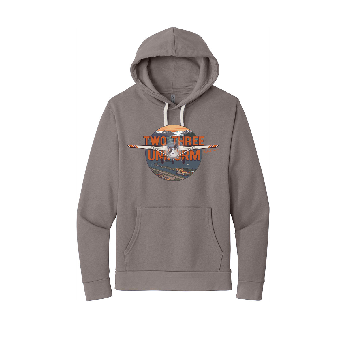 AOA Over the Bay – 23 Uniform Hoodie - shiitake