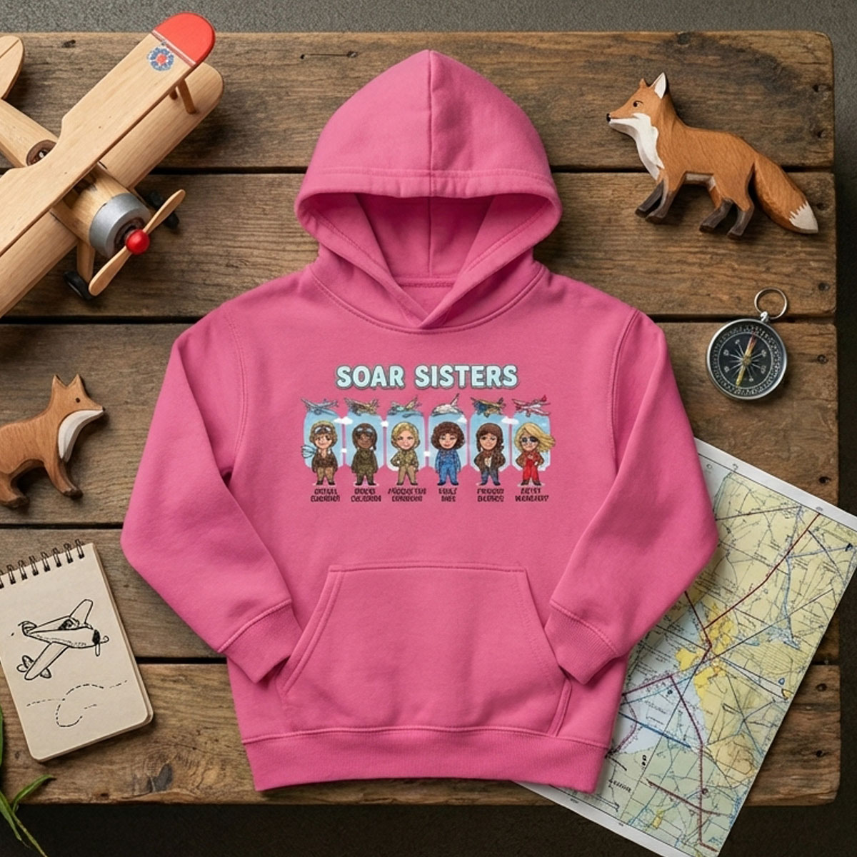 AOA Soar Sisters Youth Hoodie