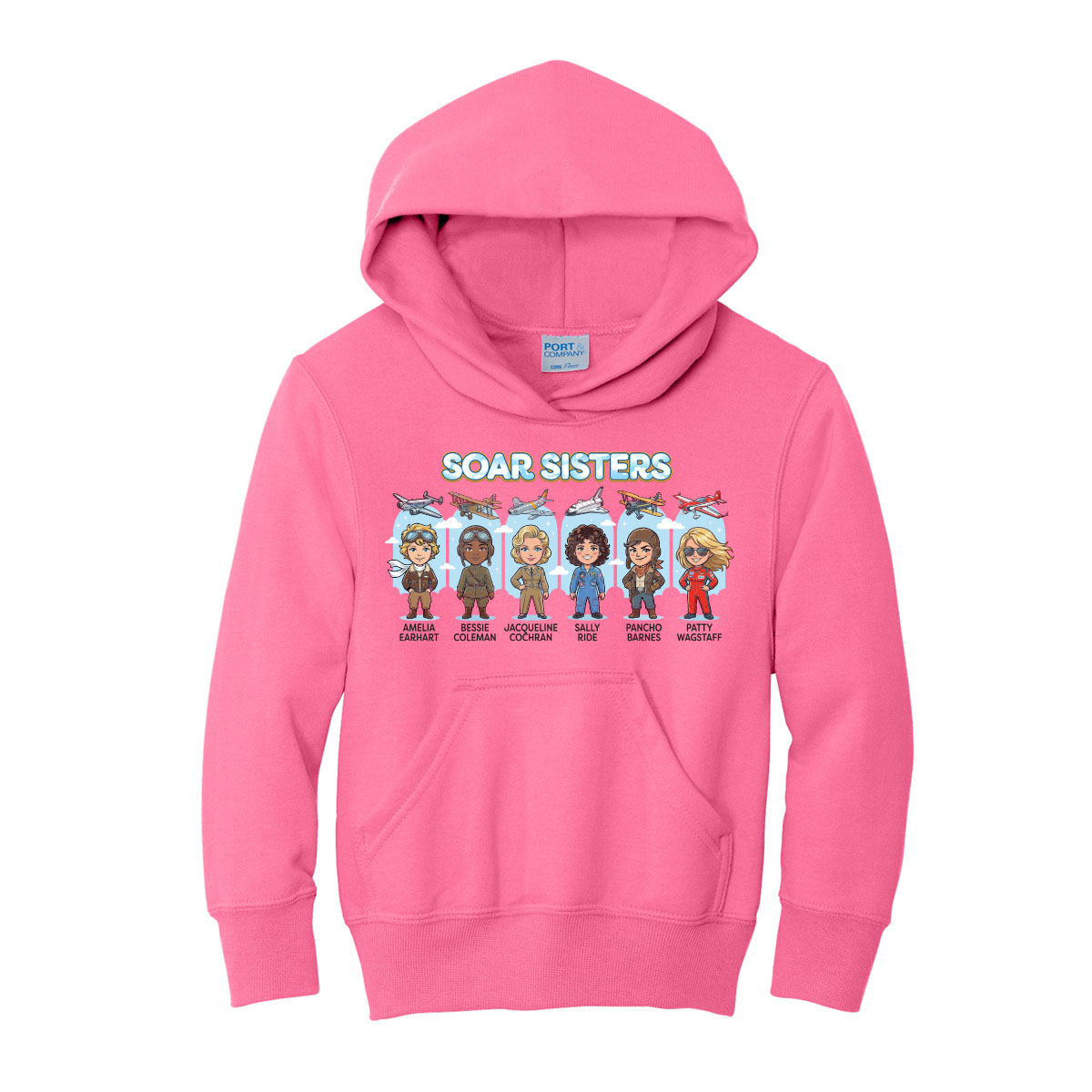 AOA Soar Sisters Youth Hoodie